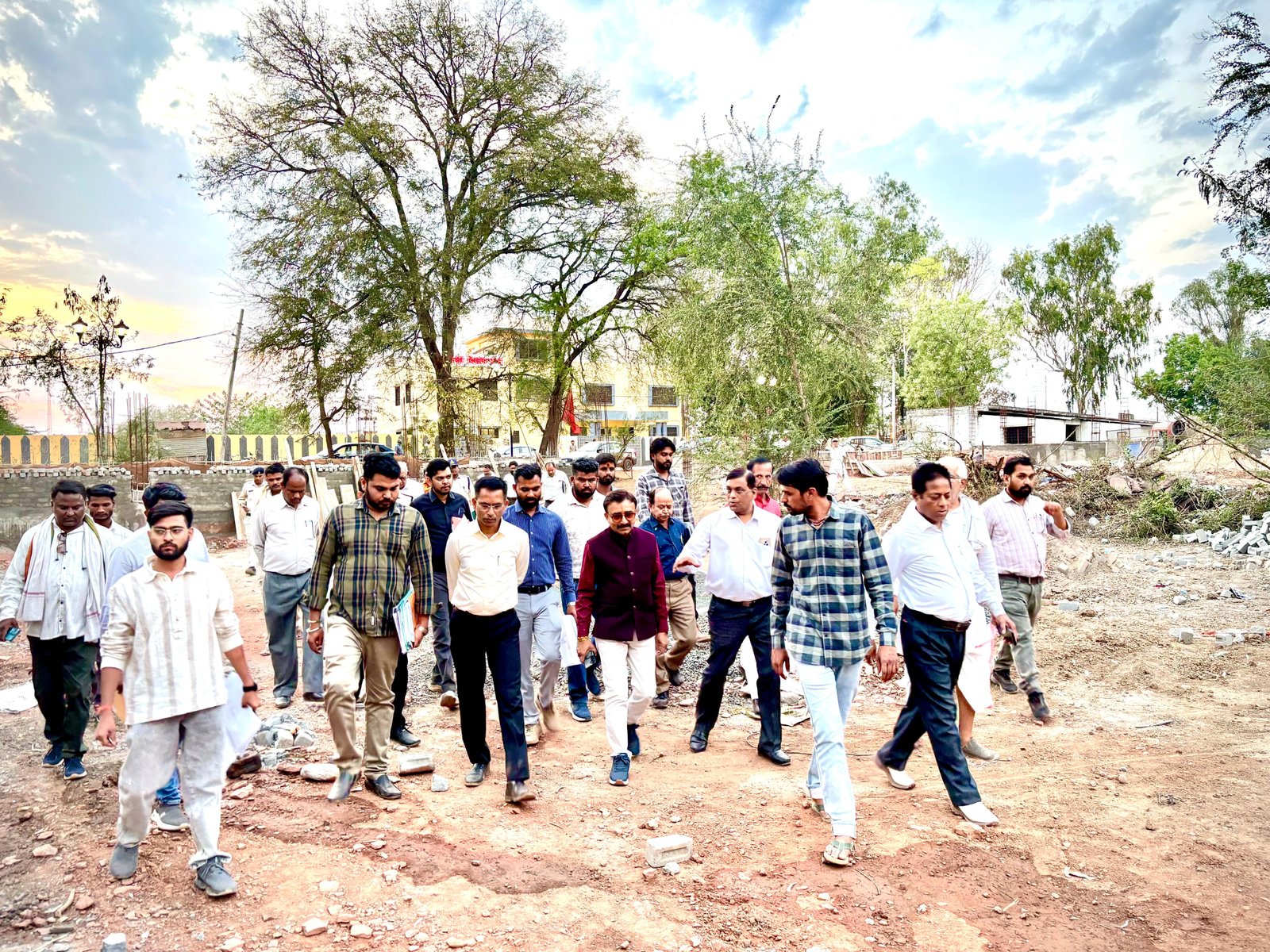 Navyug Bharat Infra Premium Construction Site